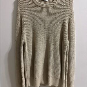 Sandro Classic Cream Crewneck Sweater